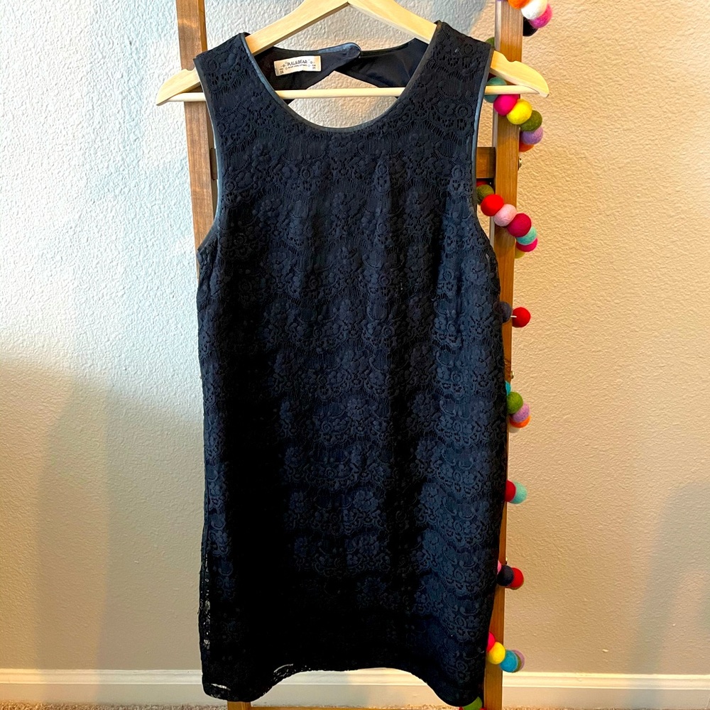 Lace black dress